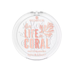 ESSENCE LIVE LIFE IN CORAL MATTIFYING POWDER 01 SMILIN FROM SHORE TO REEF 8G
