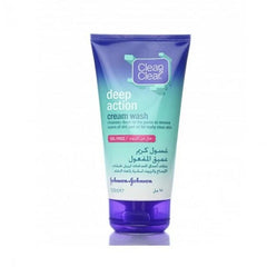 CLEAN & CLEAR DEEP ACTION CREAM FACE WASH, OIL FREE 150ML