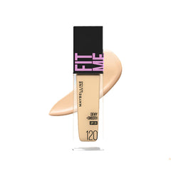 MAYBELLINE - FIT ME DEWY + SMOOTH LIQUID FOUNDATION SPF 30 - 120 CLASSIC IVORY 30ML