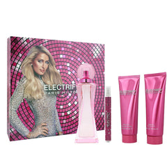 PARIS HILTON ELECTRIFY SET, FOR WOMEN, EDP 100ML & 10ML + BODY LOTION 90ML + SHOWER GEL 90ML