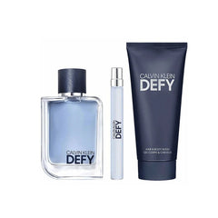 CALVIN KLEIN DEFY EDT GIFT SET 3 PCS
