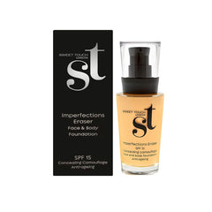 ST LONDON IMPERFECTION ERASER FOUNDATION, FACE & BODY, SPF15, IE-008