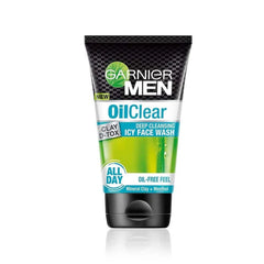 GARNIER MEN OIL CLEAR DEEP CLEANSING ICY FACE WASH 100Ml