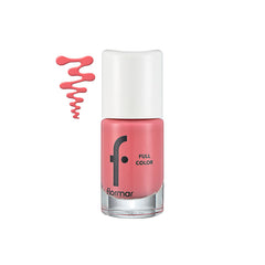 FLOMAR FULL COLOR NAIL ENAMEL COMFY CORAL 8ML