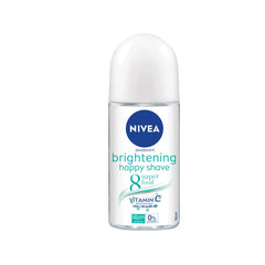 NIVEA BRIGHTENING HAPPY SHAVE 8 SUPERFOOD DEODORANT ROLL-ON 50ML