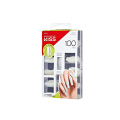 KISS 100 TIPS HOLDS POLISH & NAIL ART FOR LASTING WEAR