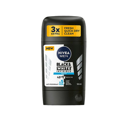 NIVEA MEN BLACK & WHITE INVISIBLE FRESH DEODORANT STICK 50ML