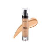 FLORMAR INVISIBLE COVERAGE SPF-30 HD FOUNDATION, 50 LIGHT BEIGE 30ML