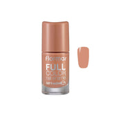 FLORMAR FULL COLOR NAIL ENAMEL, PEACH SPARKLER 8ML