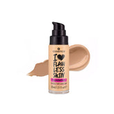 ESSENCE, I LOVE FLAWLESS SKIN FOUNDATION, LONG WEAR SPF-20, 50 MEDIUM IVORY 30ML