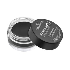 ESSENCE - STAY & PLAY GEL EYELINER POT - 01 BLACK