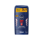 NIVEA MEN DRY IMPACT 3 IN 1 ANTIPERSPIRANT STICK FOR MEN, 48H PROTECTION, 50ML