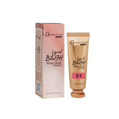GLAMOROUS FACE LIQUID BLUSH ROSY GLOW CREAM, 01