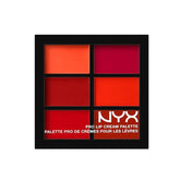 NYX PROFESSIONAL MAKE UP PRO LIP CREAM PALETTE THR REDS