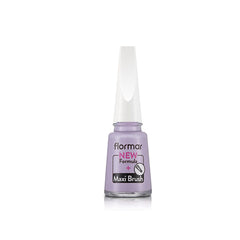 FLORMAR NAIL ENAMEL MAXI BRUSH & 464 LAVENDER LOVE, 11ML