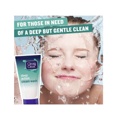 CLEAN & CLEAR DEEP ACTION CREAM FACE WASH, OIL FREE 150ML