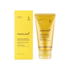 MEDICUBE - KOJIC ACID TURMERIC NIGHT WRAPPING MASK - 75ML