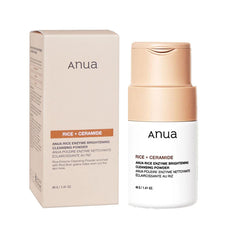 ANUA RICE+CERAMIDE ENZYME BRIGHTENING CLEANSING POWDER, 40G