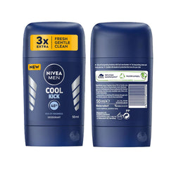 NIVEA MEN COOL KICK DEODORANT STICK 50ML