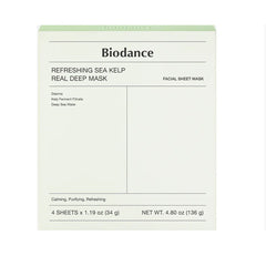 BIODANCE REFRESHING SEA KELP REAL DEEP SHEET MASK, 34G