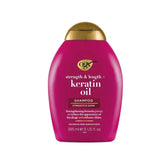 OGX STRENGTH & LENGTH + KERATIN OIL SHAMPOO, 385ML