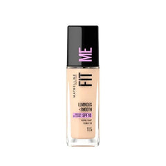 MAYBELLINE FIT ME LUMINOUS + SMOOTH LIQUID FOUNDATION SPF18 105 NATURAL IVORY 30ML