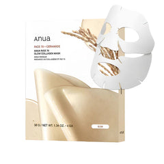 ANUA RICE 70+ CERAMIDE GLOW COLLAGEN MASK, 38G