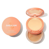SHEGLAM INSTA-READY FACE & UNDER EYE SETTING POWDER DUO-COCOA LOCO 7G