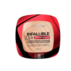 L'OREAL PARIS, INFAILLIBLE 24H FRESH WEAR FOUNDATION IN A POWDER, 020 IVOIRE IVORY, 9G