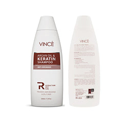 VINCE ANTI-BREAKAGE ARGAN OIL & KERATIN SHAMPOO, 230ML