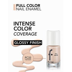 FLORMAR FULL COLOR NAIL ENAMEL,TIME SAVER, 8ML