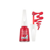 FLORMAR NAIL ENAMEL MAXI BRUSH 377 RED CORAL, 11ML