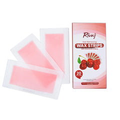 RIVAJ SHEA BUTTER & BERRY HAIR REMOVING, 20 WAX STRIPS