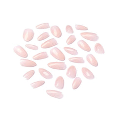 KISS ACRYLIC NUDE FRENCH NATURAL NAILS 28 NAILS