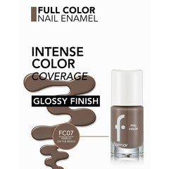 FLOMAR FULL COLOR NAIL ENAMEL PEBBLES ON THE BEACH 8ML