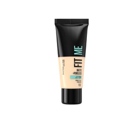 MAYBELLINE NEW YORK FIT ME MATTE+PORELESS 12H FOUNDATION – 100 WARM IVORY 30ML