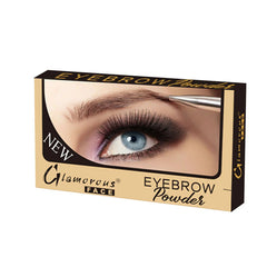 GLAMOROUS FACE 3 COLOR EYEBROW POWDER (A)
