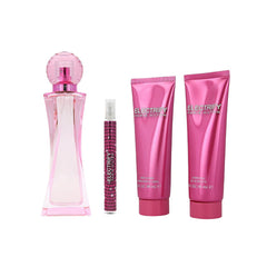 PARIS HILTON ELECTRIFY SET, FOR WOMEN, EDP 100ML & 10ML + BODY LOTION 90ML + SHOWER GEL 90ML