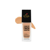 VI'DA NEW YORK FLAWLESS FINISH FOUNDATION, 350 LIGHT OAK