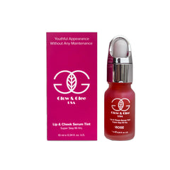 GLOW & GLEE LIP & CHEEK SERUM TINT ROSE 10ML