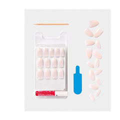 KISS ACRYLIC NUDE FRENCH NATURAL NAILS 28 NAILS