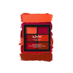 NYX PROFESSIONAL MAKE UP PRO LIP CREAM PALETTE THR REDS
