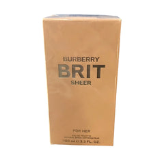 BURBERRY BRIT SHEER EAU DE TOILETTE FOR HER 100ml