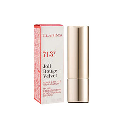 CLARINS PARIS JOLI ROUGE VELVET MATTE & MOISTURIZING LONG-WEARING LIPSTICK, 713V HOT PINK