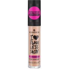 ESSENCE, I LOVE FLAWLESS SKIN LONG WEAR CONCEALER, LONG WEAR, WATERPROOF, HIGH COVERAGE, 50 LIGHT SAND 4ML