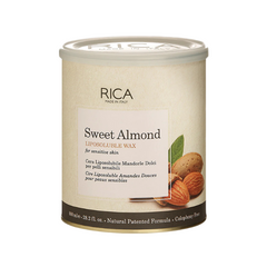RICA SWEET ALMOND SENSITIVE SKIN LIPSOLUBLE WAX, 800ML