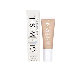 HUDA BEAUTY GLOWISH MULTIDEW VEGAN SKIN TINT FOUNDATION LIGHT 03