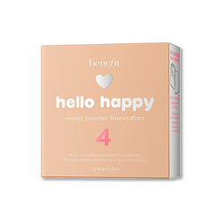BENEFIT HELLO HAPPY VELVET POWDER FOUNDATION 04 MEDIUM NEUTRAL