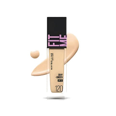 MAYBELLINE - FIT ME DEWY + SMOOTH LIQUID FOUNDATION SPF 23 – 120 CLASSIC IVORY