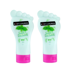 BODY LUXURIES MINT FOOT LOTION, 180ML